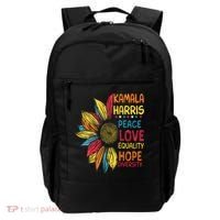 Kamala Harris Peace Love Equality Hope Diversity Backpack thumb 0