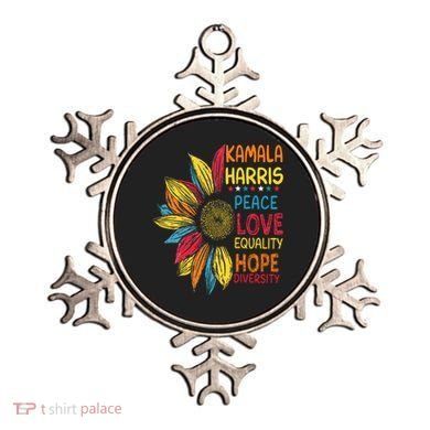Kamala Harris Peace Love Equality Hope Diversity Ornament