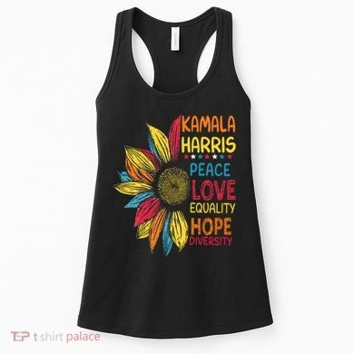 Kamala Harris Peace Love Equality Hope Diversity Women's Tank Top