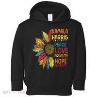 Kamala Harris Peace Love Equality Hope Diversity Toddler Hoodie thumb 0