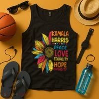 Kamala Harris Peace Love Equality Hope Diversity Tank Top thumb 4
