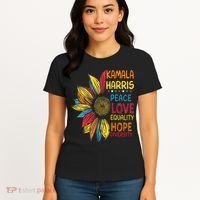 Kamala Harris Peace Love Equality Hope Diversity Women's T-Shirt thumb 4