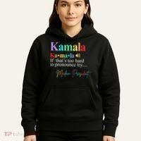 Kamala Harris Pronunciation Madam President Hoodie thumb 5
