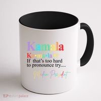 Kamala Harris Pronunciation Madam President Coffee Mug thumb 1