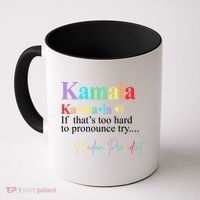 Kamala Harris Pronunciation Madam President Coffee Mug thumb 0