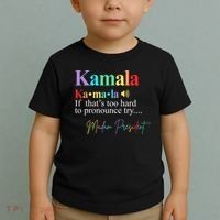 Kamala Harris Pronunciation Madam President Toddler T-Shirt thumb 2