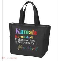 Kamala Harris Pronunciation Madam President Tote Bag thumb 3