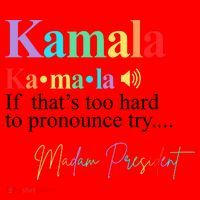 Kamala Harris Pronunciation Madam President Santa Hat thumb 1