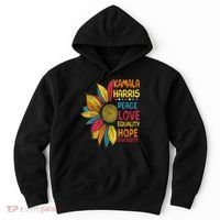 Kamala Harris Peace Love Equality Hope Diversity Hoodie thumb 0