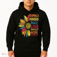 Kamala Harris Peace Love Equality Hope Diversity Hoodie thumb 2