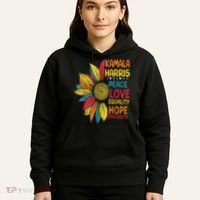 Kamala Harris Peace Love Equality Hope Diversity Hoodie thumb 5