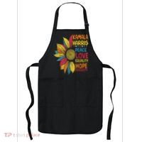 Kamala Harris Peace Love Equality Hope Diversity Apron thumb 0