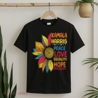 Kamala Harris Peace Love Equality Hope Diversity T-Shirt thumb 2