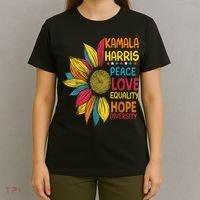 Kamala Harris Peace Love Equality Hope Diversity T-Shirt thumb 4