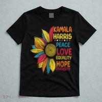 Kamala Harris Peace Love Equality Hope Diversity T-Shirt thumb 5