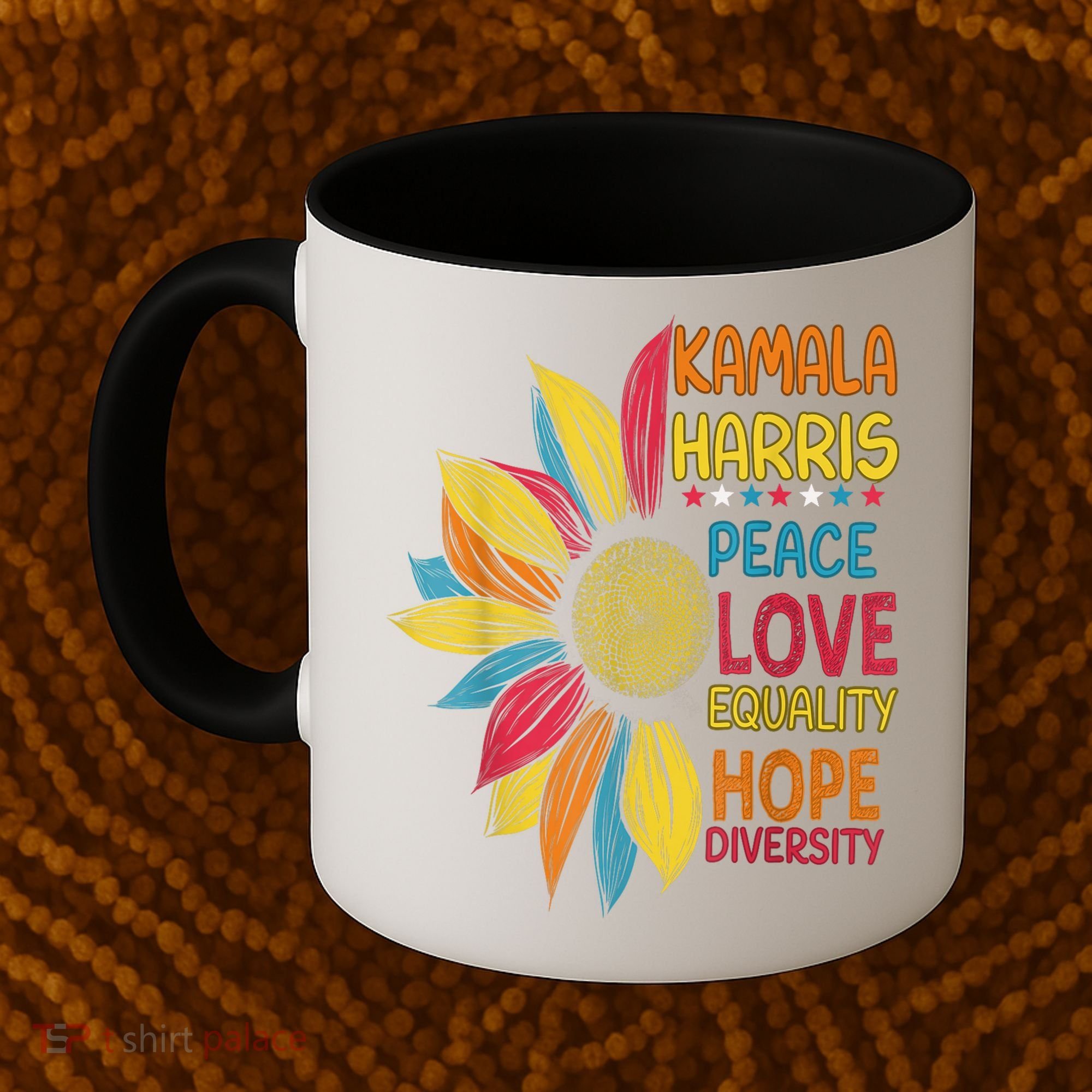 Kamala Harris Peace Love Equality Hope Diversity Coffee Mug