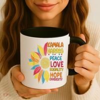 Kamala Harris Peace Love Equality Hope Diversity Coffee Mug thumb 3
