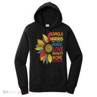 Kamala Harris Peace Love Equality Hope Diversity Women's Hoodie thumb 0