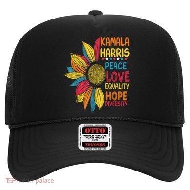 Kamala Harris Peace Love Equality Hope Diversity Hat