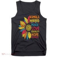 Kamala Harris Peace Love Equality Hope Diversity Tank Top thumb 0