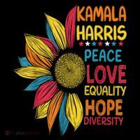 Kamala Harris Peace Love Equality Hope Diversity Visor thumb 3