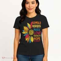 Kamala Harris Peace Love Equality Hope Diversity Women's T-Shirt thumb 4
