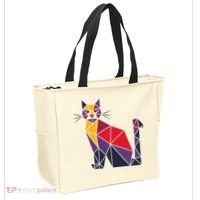 Kamala Harris Quilted 2024 Cat Lady Tote Bag thumb 2