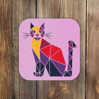 Kamala Harris Quilted 2024 Cat Lady Coaster