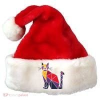 Kamala Harris Quilted 2024 Cat Lady Santa Hat thumb 0
