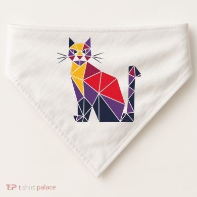 Kamala Harris Quilted 2024 Cat Lady USA-Made Doggie Bandana