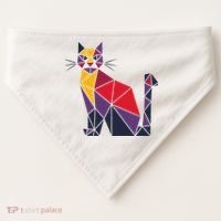 Kamala Harris Quilted 2024 Cat Lady USA-Made Doggie Bandana thumb 0