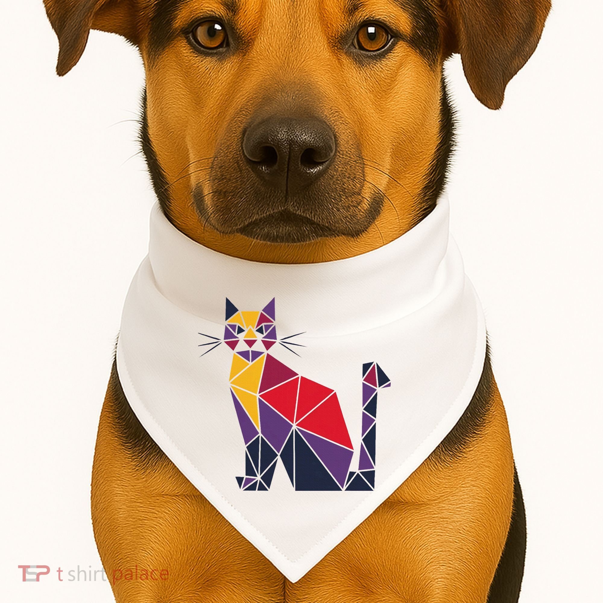 Kamala Harris Quilted 2024 Cat Lady USA-Made Doggie Bandana