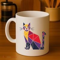 Kamala Harris Quilted 2024 Cat Lady Coffee Mug thumb 4