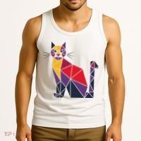 Kamala Harris Quilted 2024 Cat Lady Tank Top thumb 3