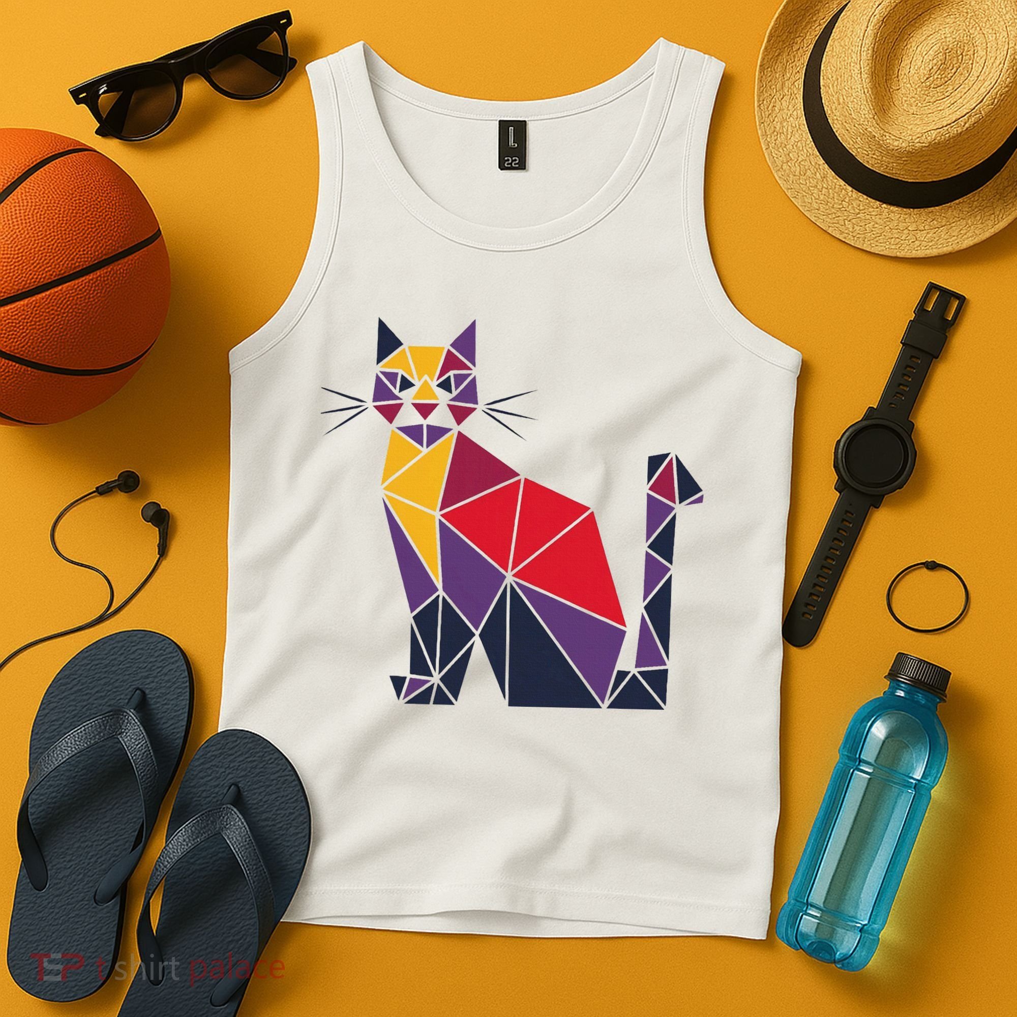Kamala Harris Quilted 2024 Cat Lady Tank Top