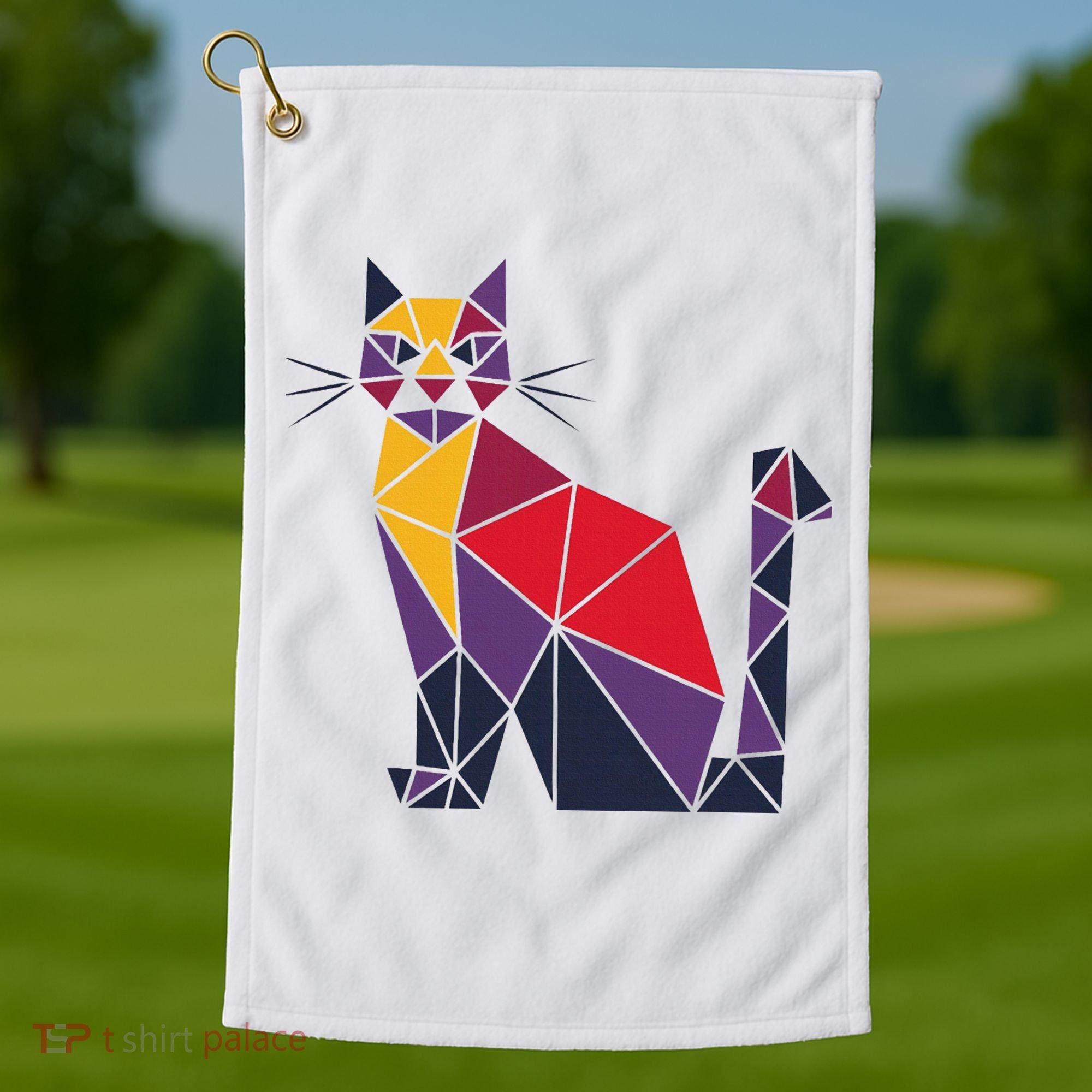 Kamala Harris Quilted 2024 Cat Lady Golf Towel