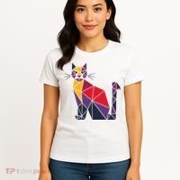 Kamala Harris Quilted 2024 Cat Lady Women's T-Shirt thumb 4