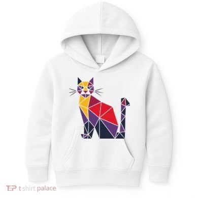 Kamala Harris Quilted 2024 Cat Lady Kids Hoodie
