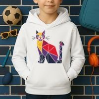 Kamala Harris Quilted 2024 Cat Lady Kids Hoodie thumb 2