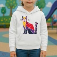 Kamala Harris Quilted 2024 Cat Lady Kids Hoodie thumb 3