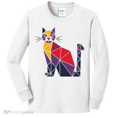 Kamala Harris Quilted 2024 Cat Lady Kids Long Sleeve Shirt