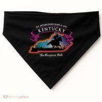 Kentucky Horse Racing Souvenir Great Gift USA-Made Doggie Bandana thumb 0