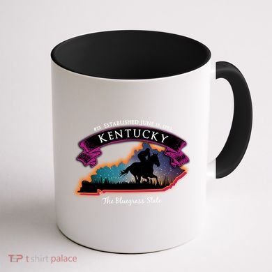 Kentucky Horse Racing Souvenir Great Gift Coffee Mug back