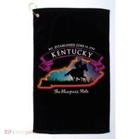Kentucky Horse Racing Souvenir Great Gift Golf Towel thumb 0