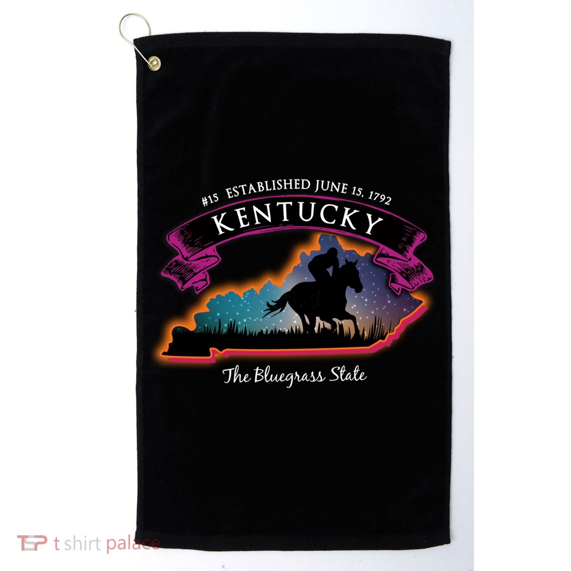 Kentucky Horse Racing Souvenir Great Gift Golf Towel