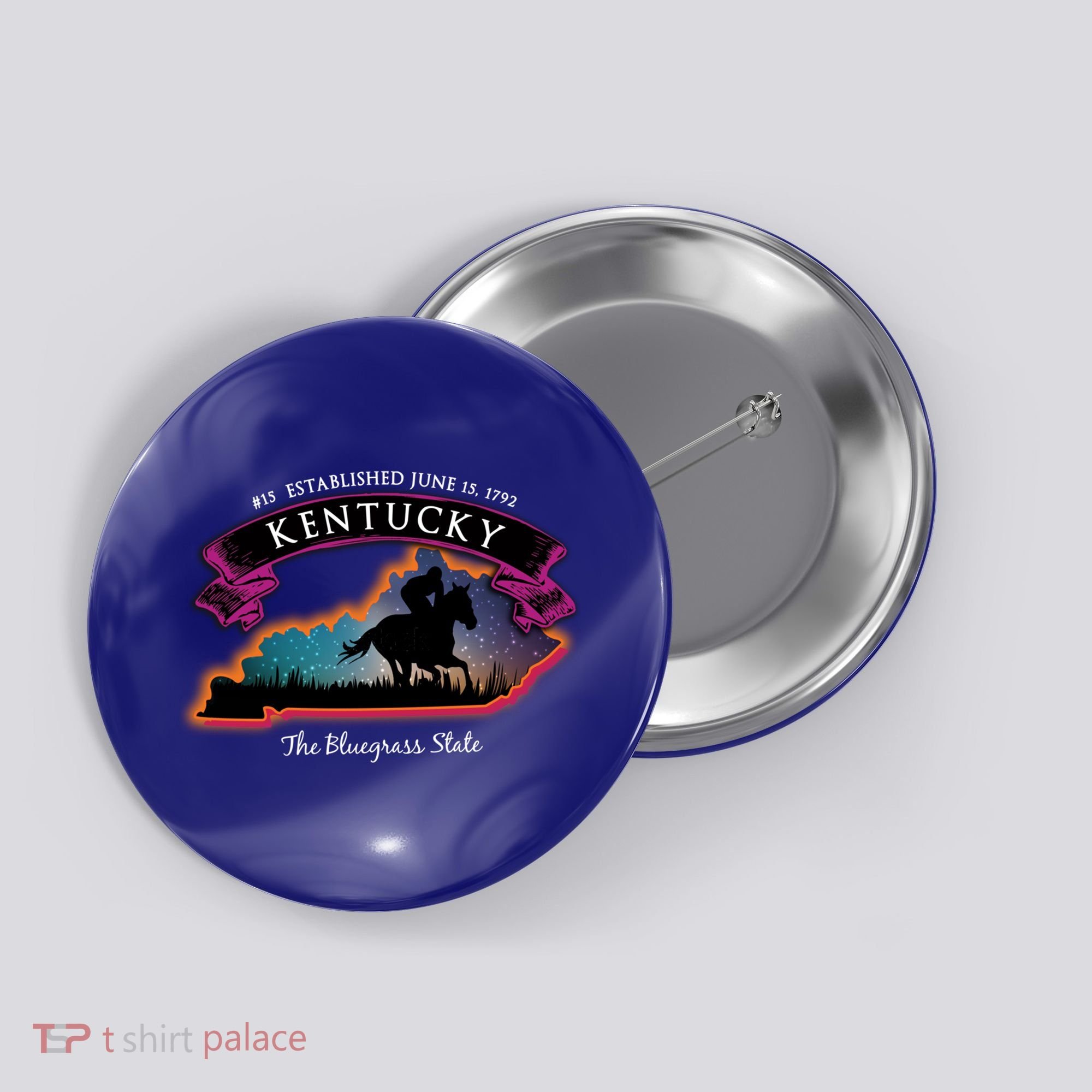 Kentucky Horse Racing Souvenir Great Gift Button