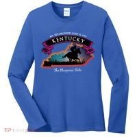 Kentucky Horse Racing Souvenir Great Gift Women's Long Sleeve Shirt thumb 0