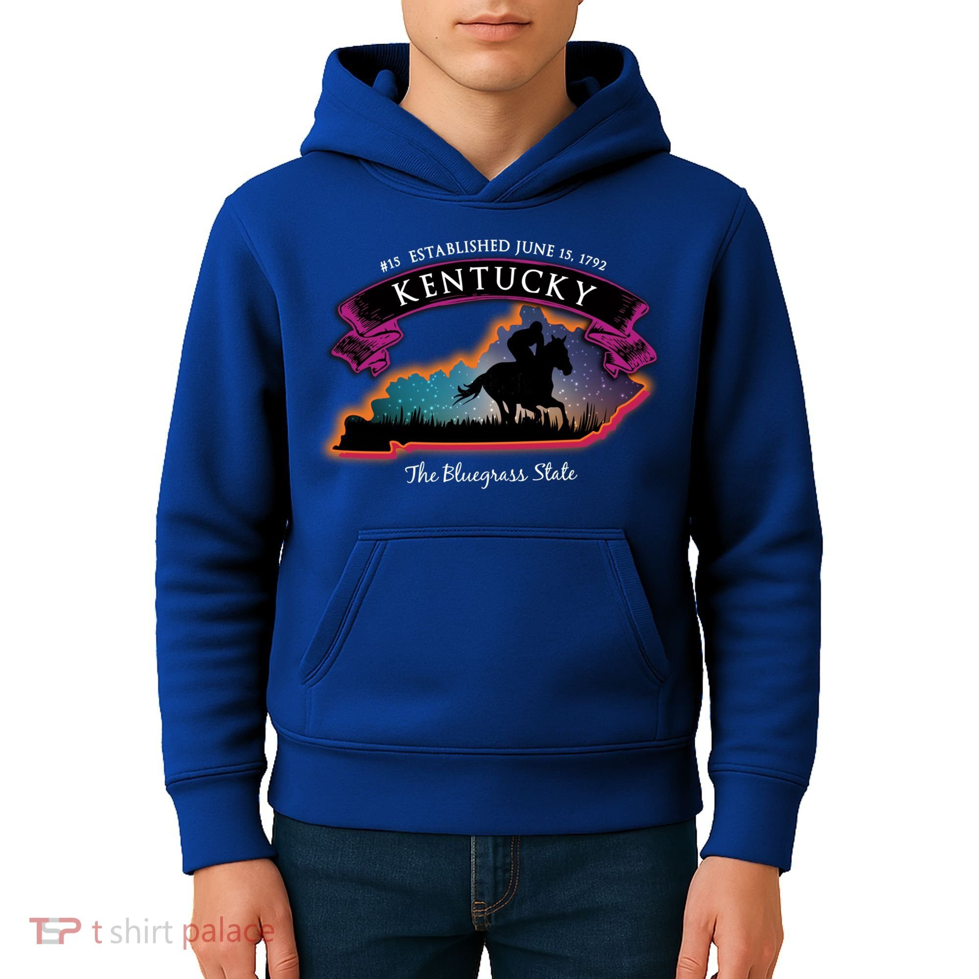Kentucky Horse Racing Souvenir Great Gift Kids Hoodie