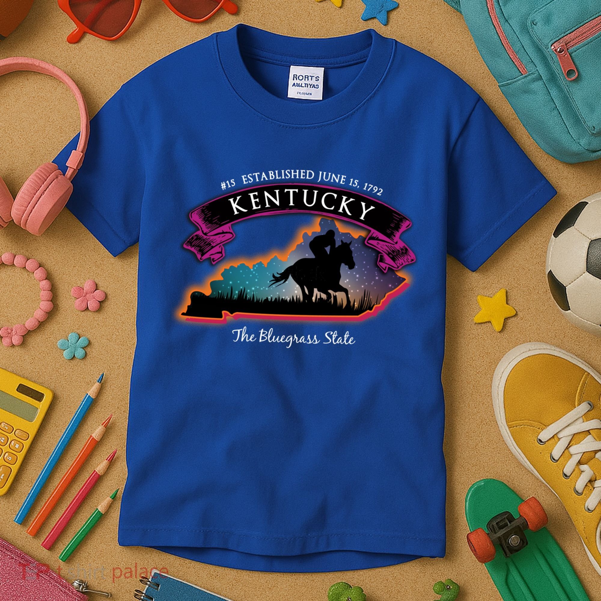 Kentucky Horse Racing Souvenir Great Gift Kids T-Shirt