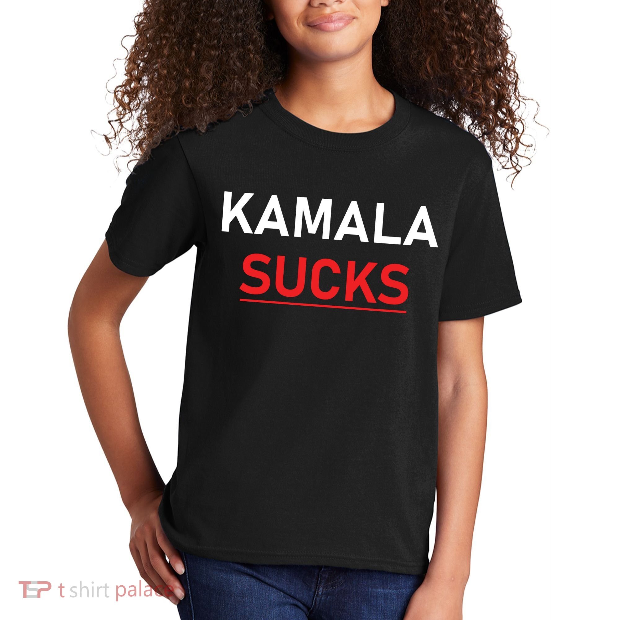Kamala Harris Sucks Kids T-Shirt